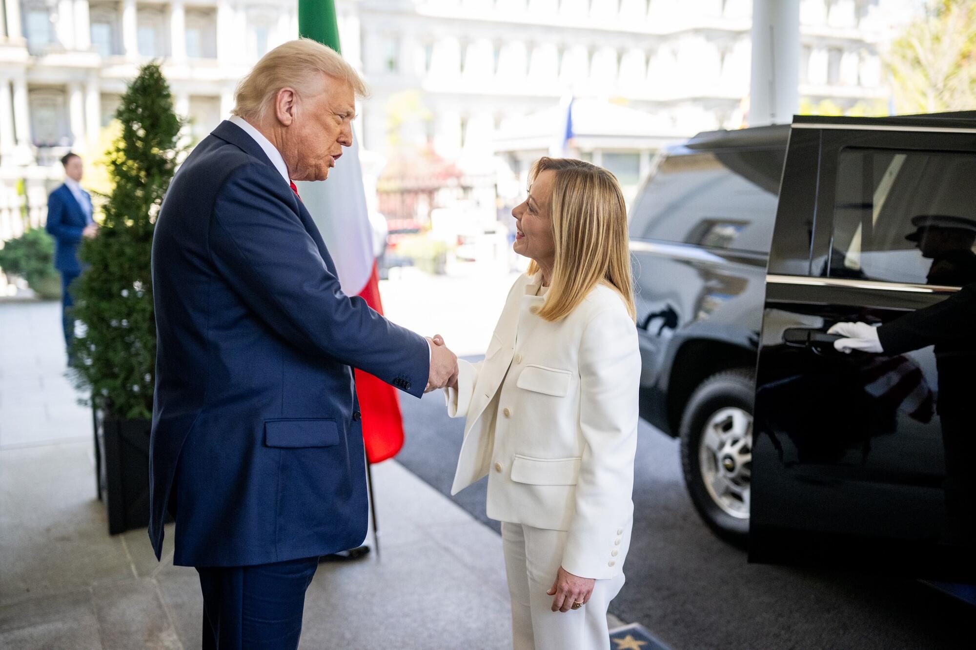 Trump y Meloni